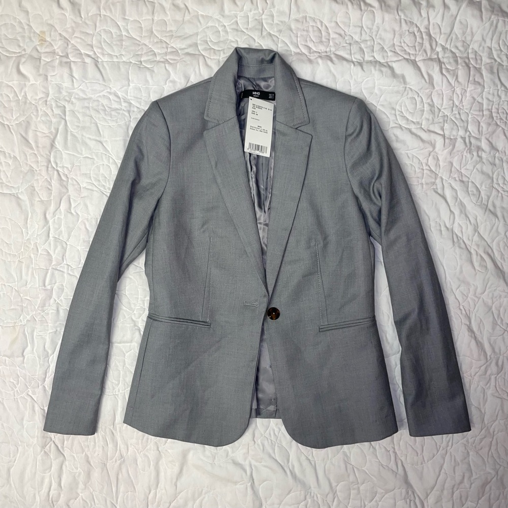 Women’s MNG Grey Suit Blazer